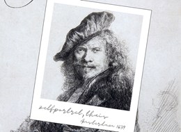 Rembrandt de fotograaf liggend
